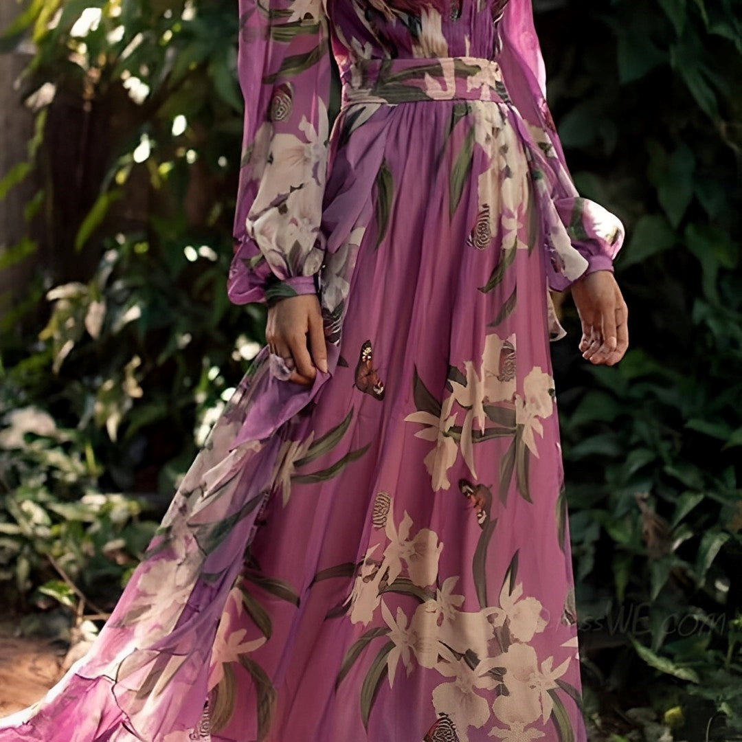 Ania | Women's Breezy Printed Maxi Dress