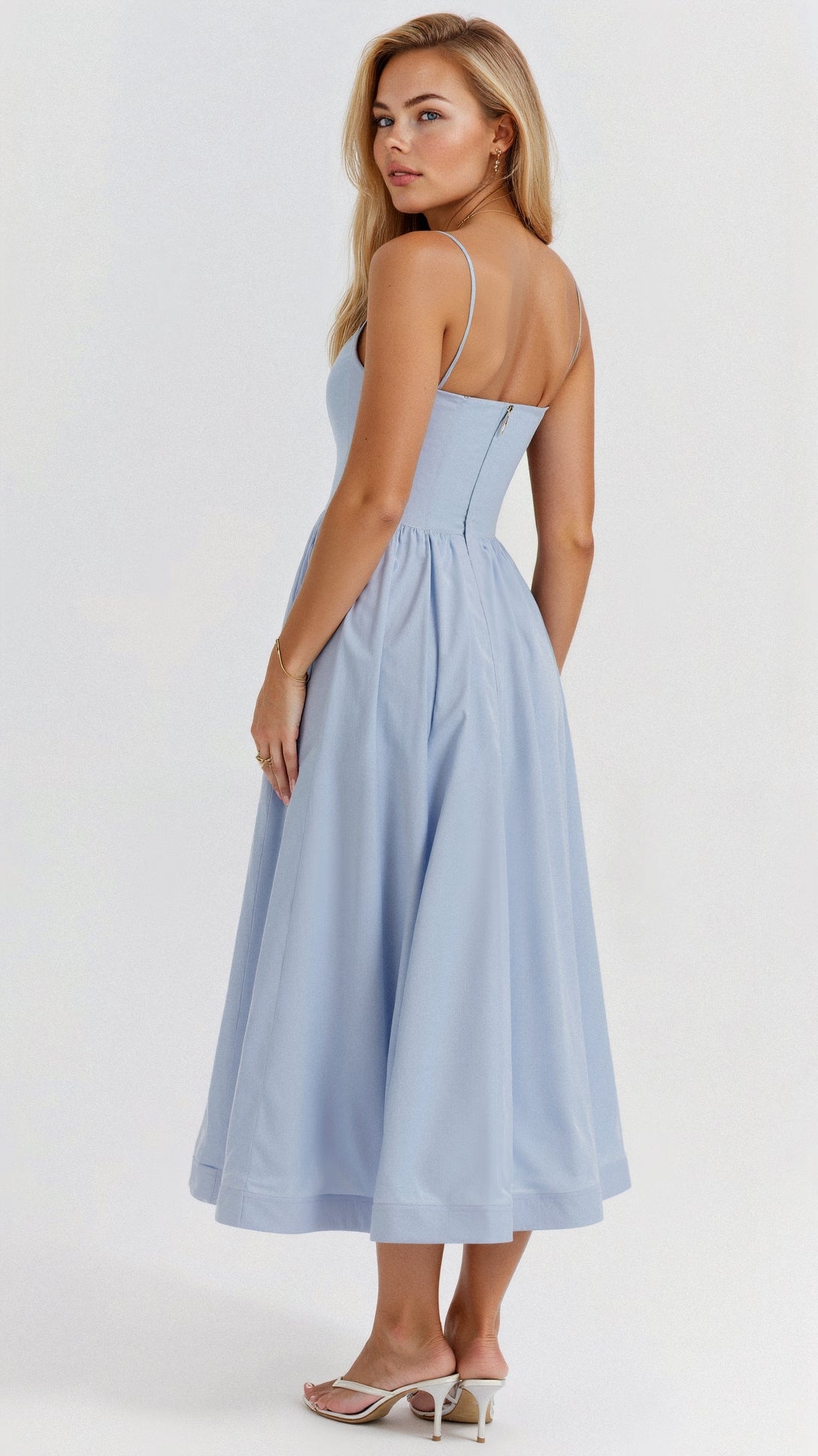 Georgia | Women's Classic Spaghetti Strap A-line Dress