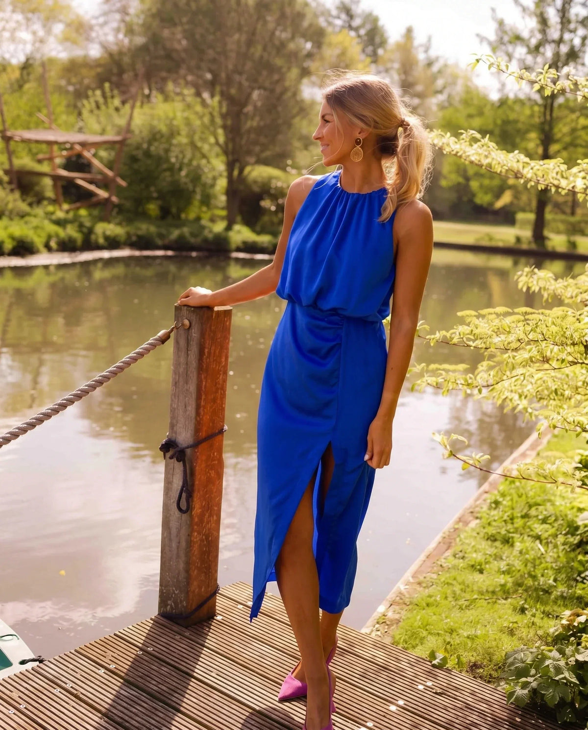 Veda | Women's Elegant Sleeveless Summer Dress