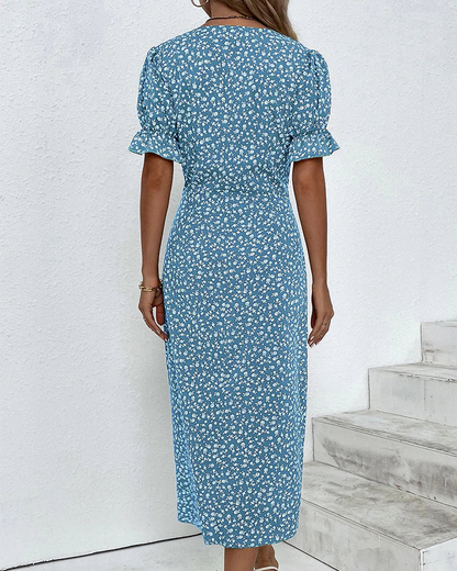 Raina | Women’s Summer Floral Wrap Dress