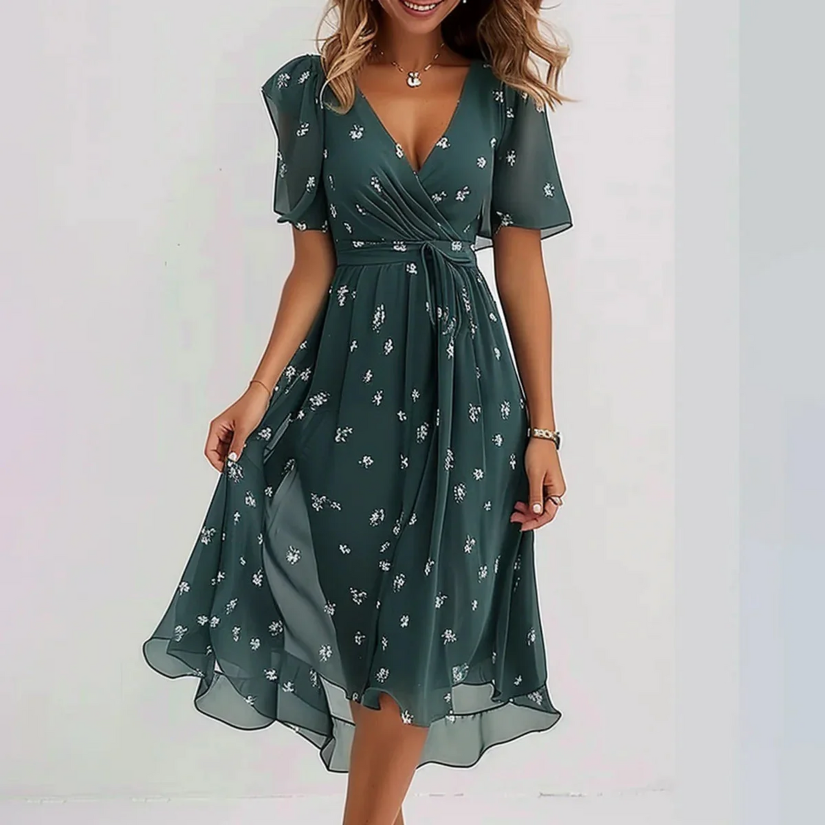 Connie | Women's Elegant Summer Midi Dress