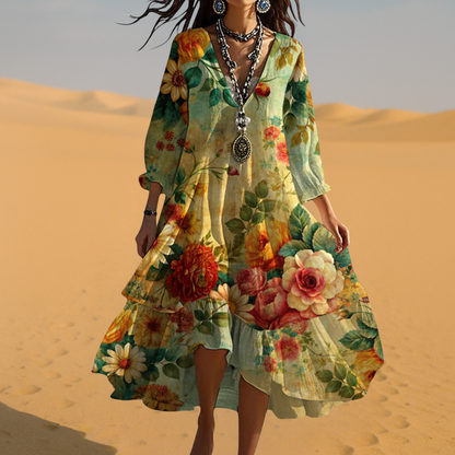 Aurelia | Women's Summer Floral Midi Dress