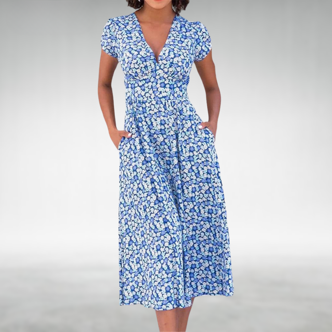 Joan | Women's Elegant Casual Summer Midi Dress