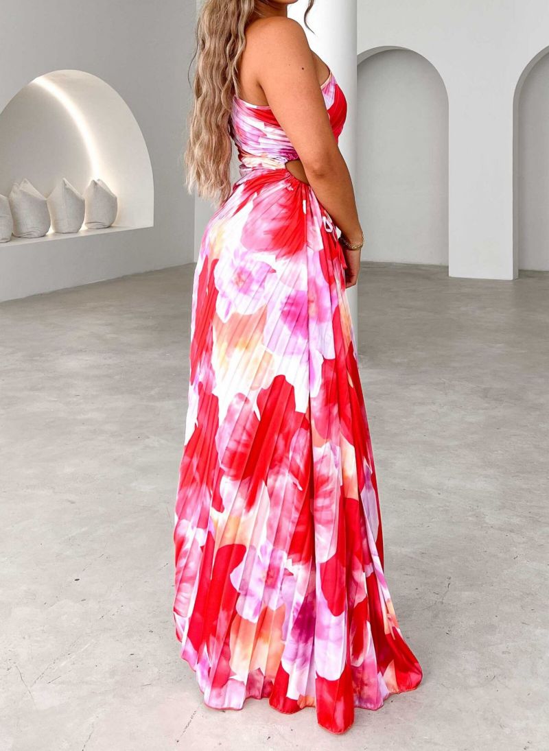 Chechi | Women's Pleated One-shoulder Summer Dress