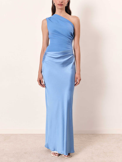 Anita | Women's Satin Wedding Guest Maxi Dress