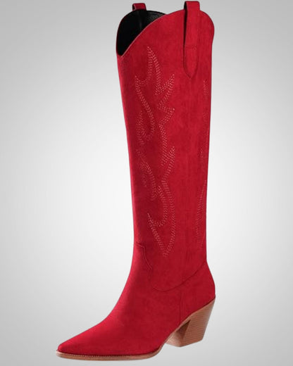 Anika | Women's Casual Knee High Western Cowboy Boots