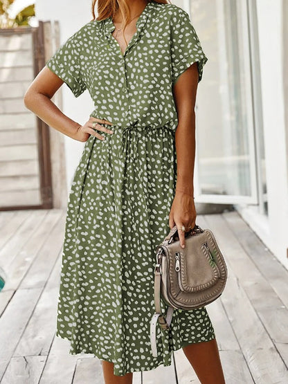 Emerie | Women's Casual Printed Shirt Dress