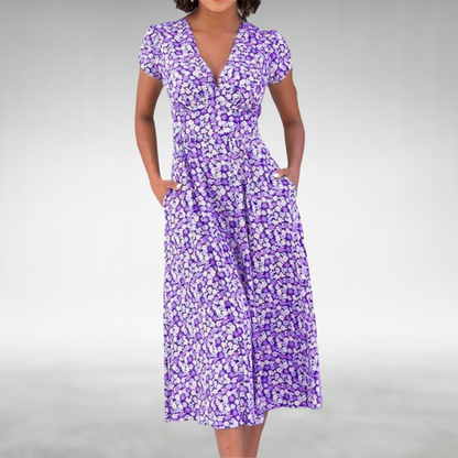 Joan | Women's Elegant Casual Summer Midi Dress