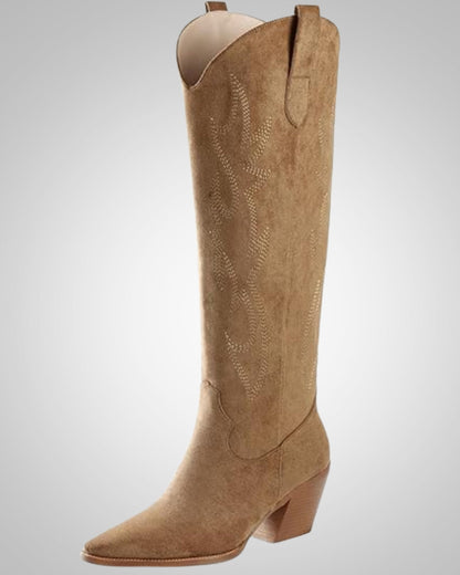 Anika | Women's Casual Knee High Western Cowboy Boots