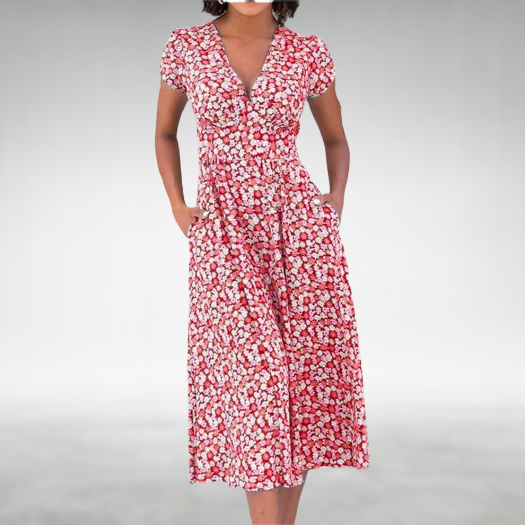 Joan | Women's Elegant Casual Summer Midi Dress
