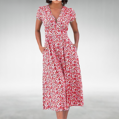 Joan | Women's Elegant Casual Summer Midi Dress