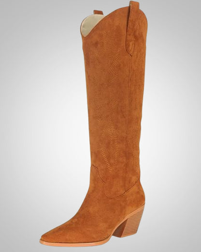 Anika | Women's Casual Knee High Western Cowboy Boots