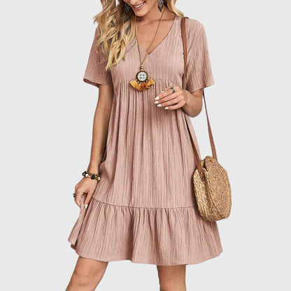 Willow | Women's Casual Summer Boho Ruffle Dress