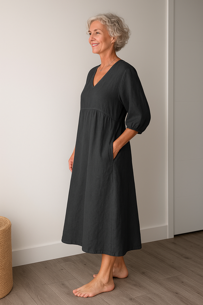 Chena | Women's Casual Shortsleeve V-Neck Dress