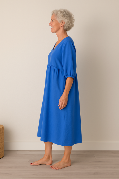 Chena | Women's Casual Shortsleeve V-Neck Dress