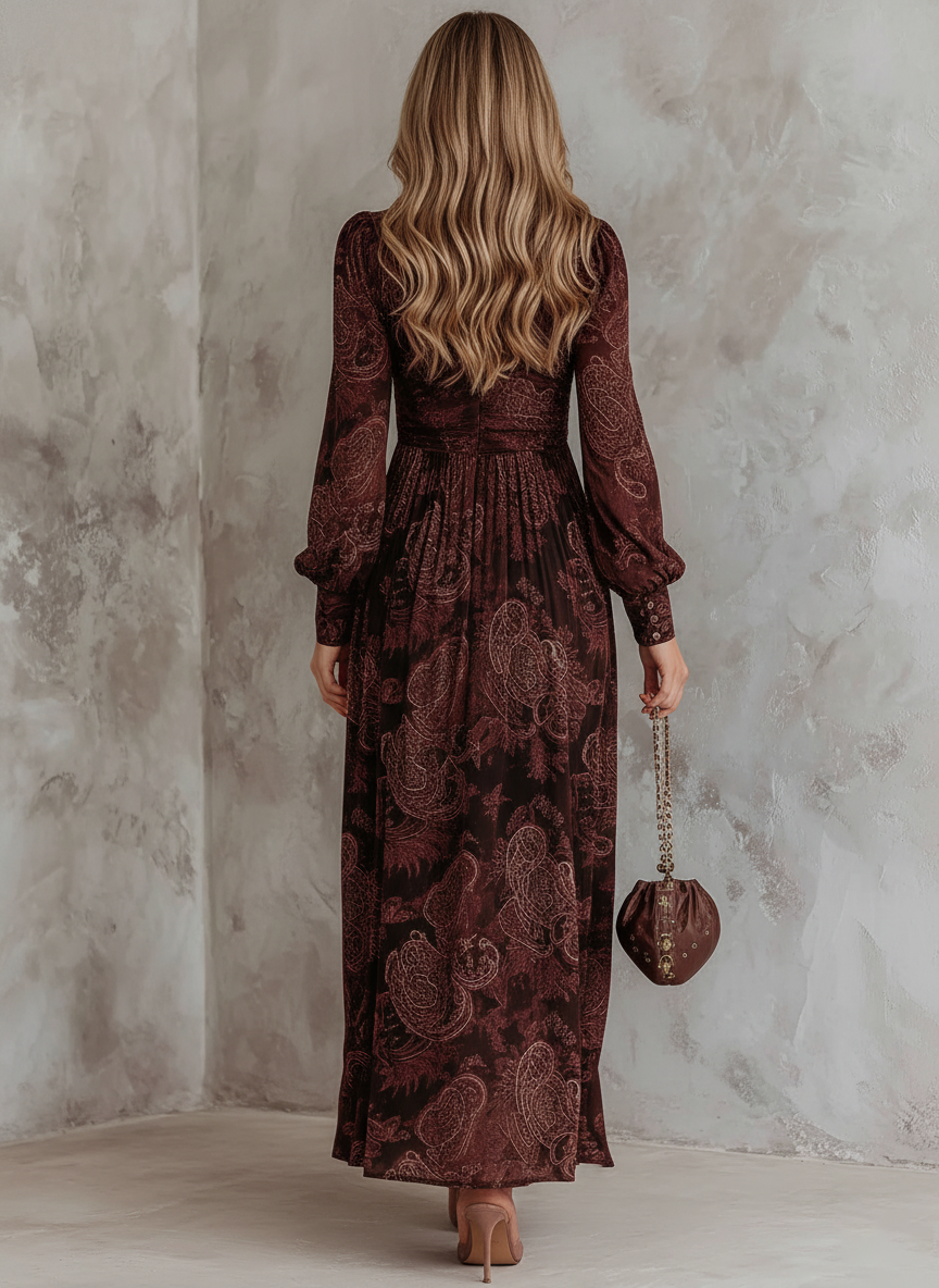 Brielle | Women's Elegant Longsleeve Maxi Dress