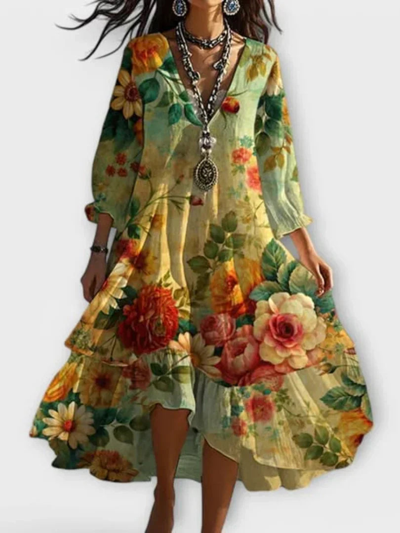 ODESSA | VINTAGE FLORAL DRESS