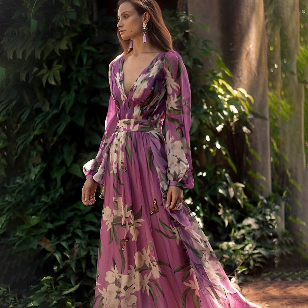 Ania | Women's Breezy Printed Maxi Dress