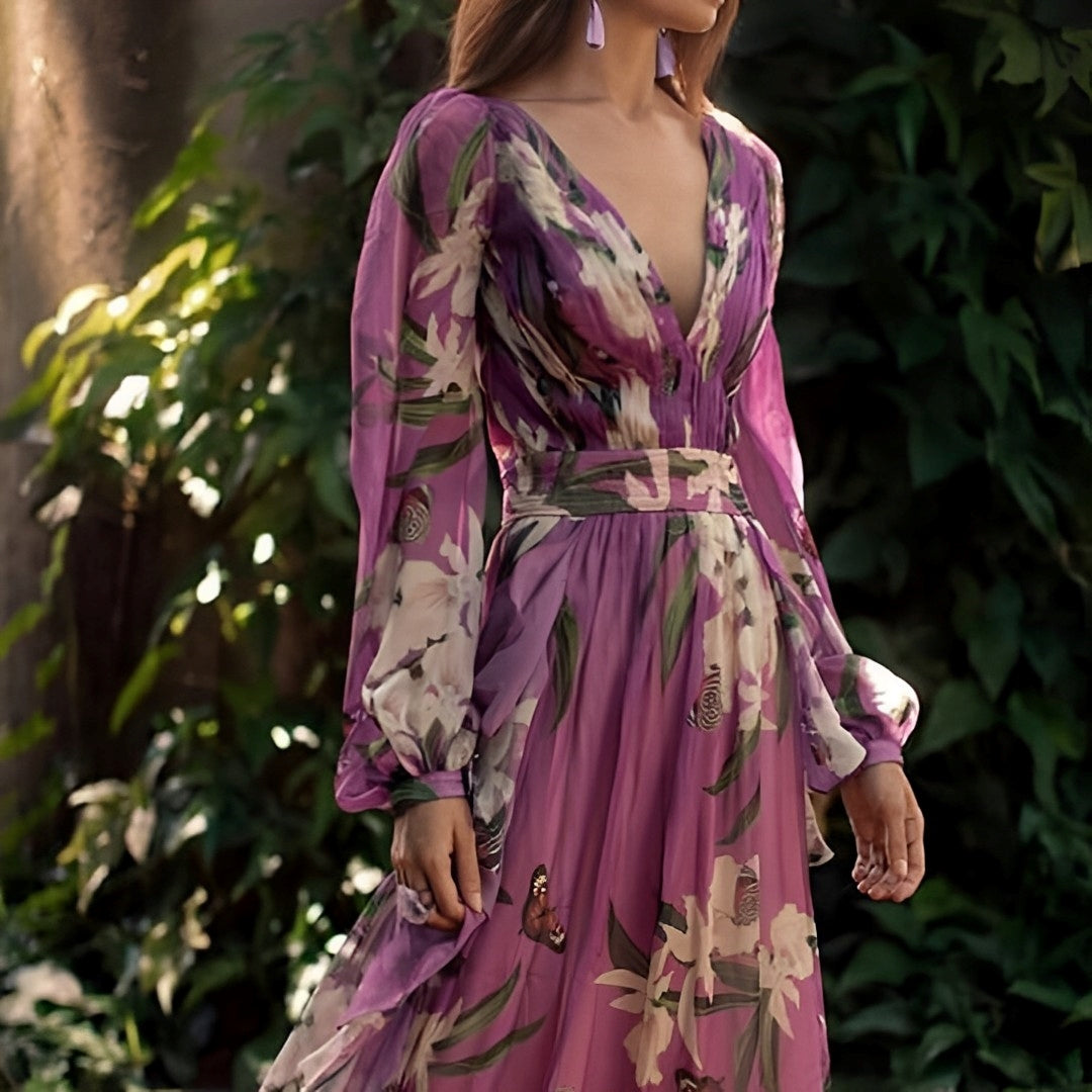 Ania | Women's Breezy Printed Maxi Dress