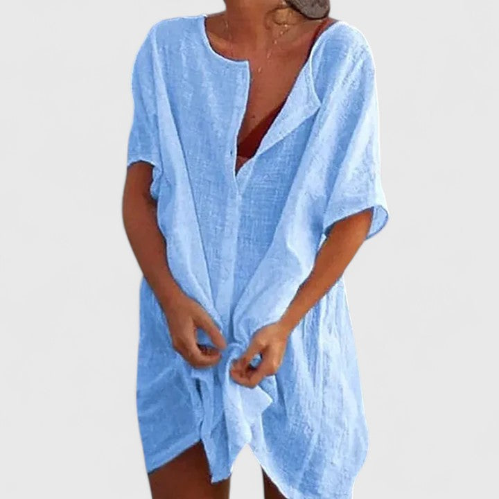 Teresa | Women’s Summer Casual Tunic Midi Dress