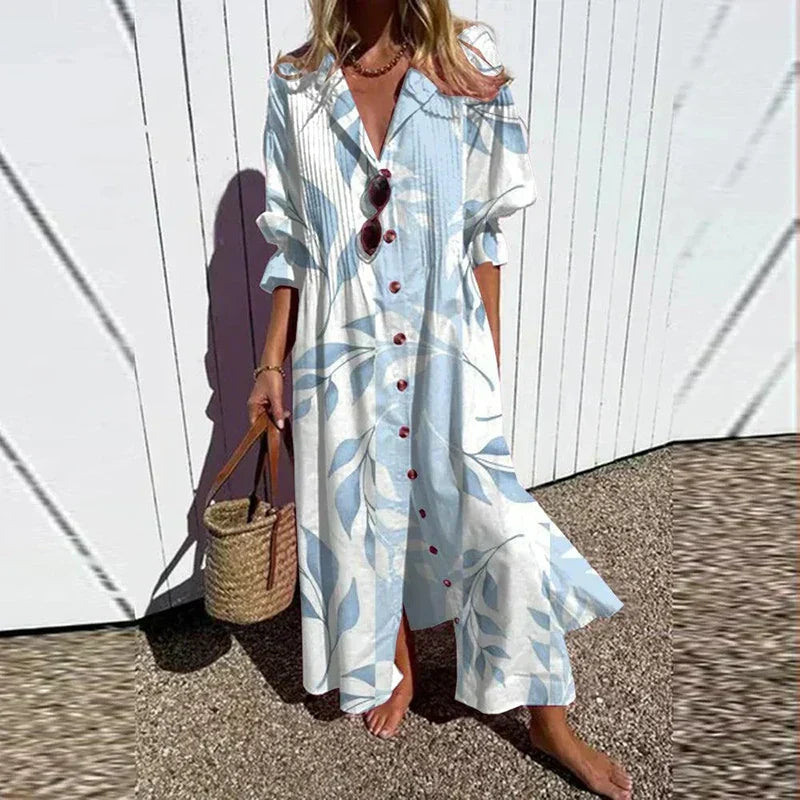Fleuria | Women's Summer Floral Maxi Dress
