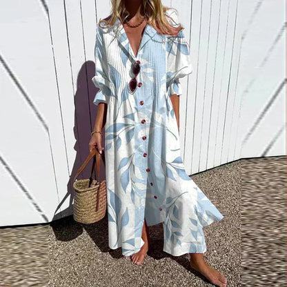 Fleuria | Women's Summer Floral Maxi Dress