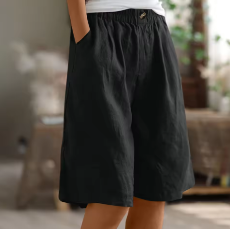 Saffron | Women's Summer Linen Shorts