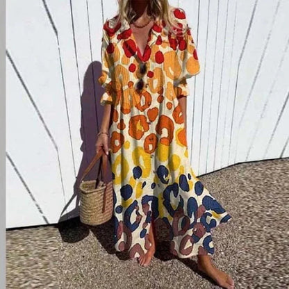 Fleuria | Women's Summer Floral Maxi Dress