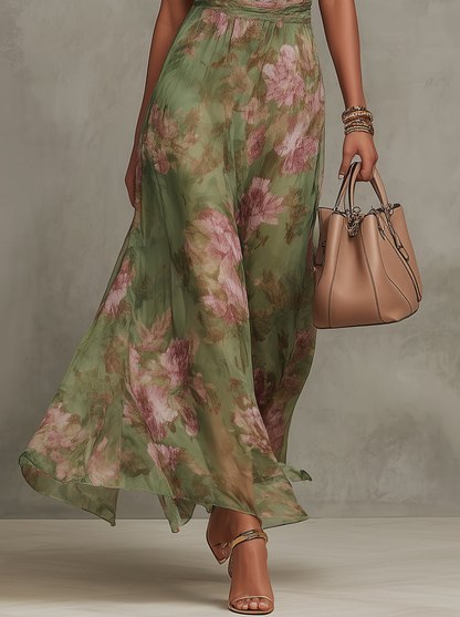 Manuela | Women's Summer Halterneck Floral Dress