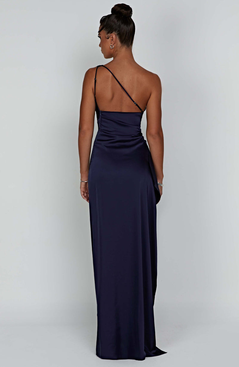 Cassidy | Women’s Elegant Satin Wedding Guest Dress