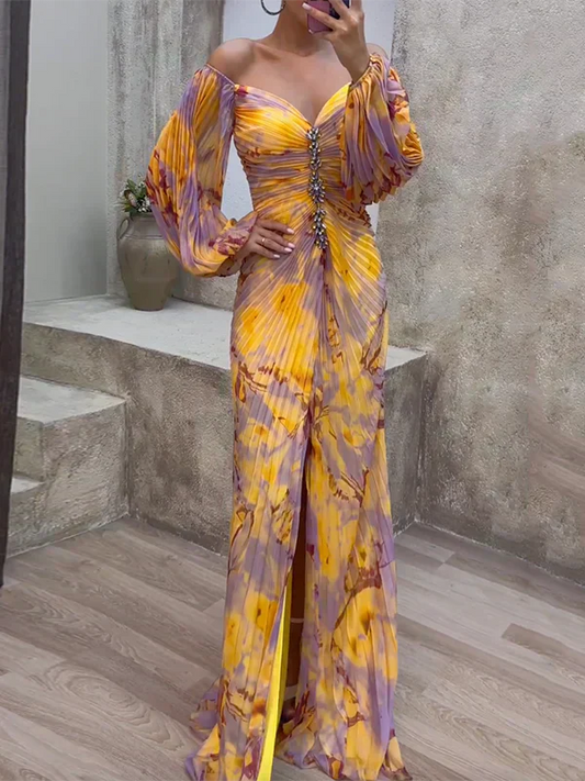 Kayla | Women's Elegant Floral Wedding Guest Dress