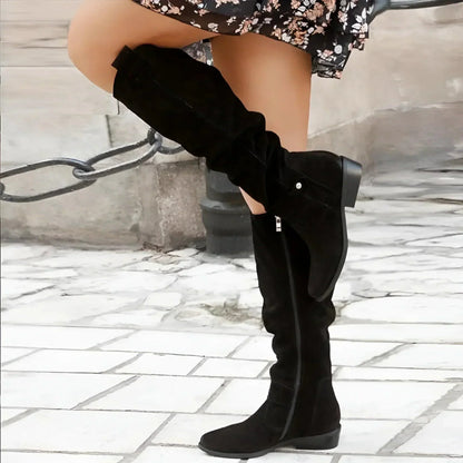 Kiara | Women's Elegant Knee High Cowboy Boots