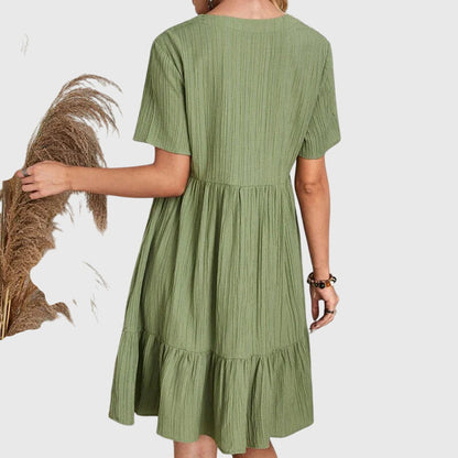Willow | Women's Casual Summer Boho Ruffle Dress