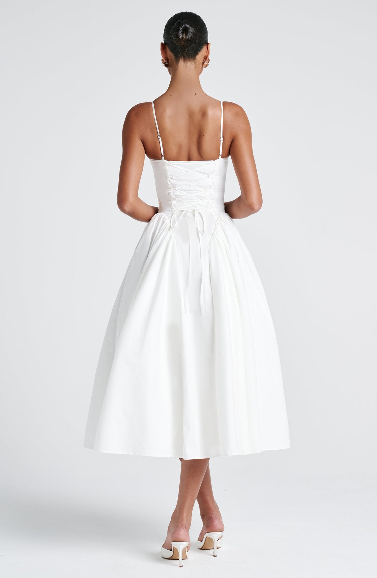Julia | Women's Sophisticated A-line Summer Midi Dress