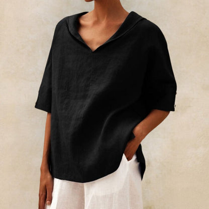 Lena | Women's V-Neck Casual Everyday Shirt
