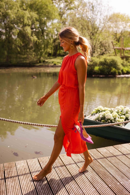 Veda | Women's Elegant Sleeveless Summer Dress