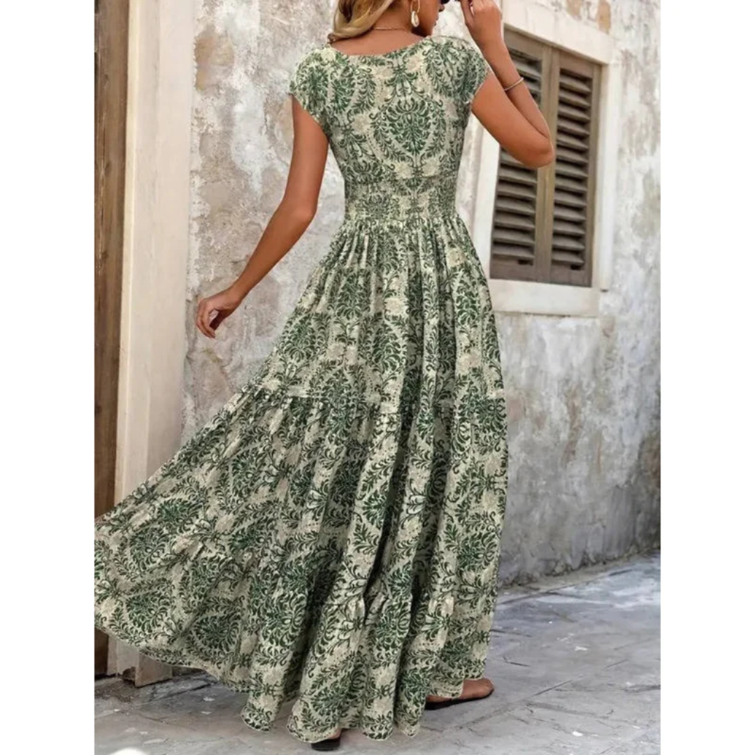 Amna | Women's Summer Printed Boho Dress