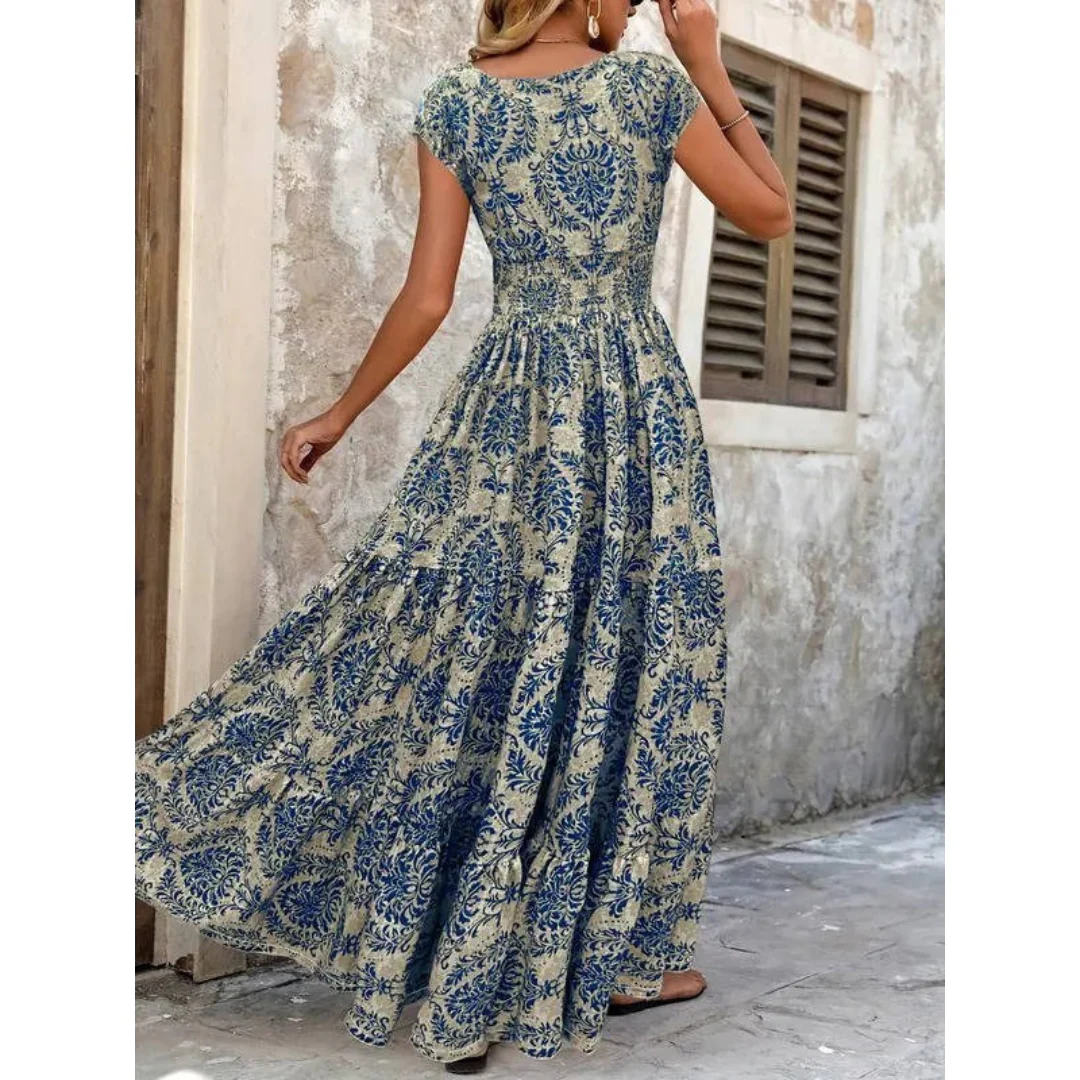 Amna | Women's Summer Printed Boho Dress