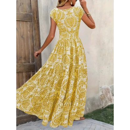 Amna | Women's Summer Printed Boho Dress