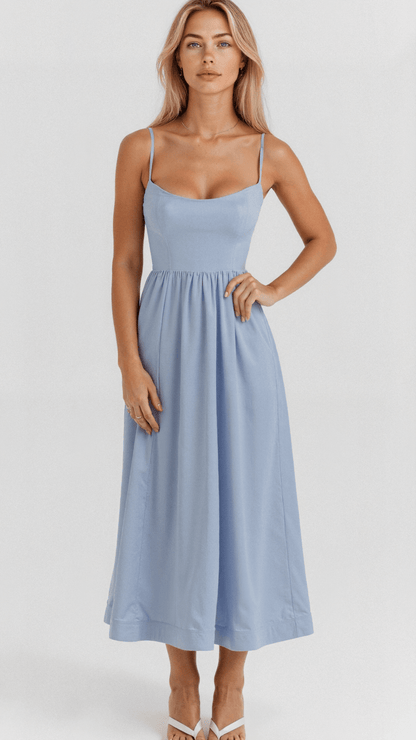 Georgia | Women's Classic Spaghetti Strap A-line Dress