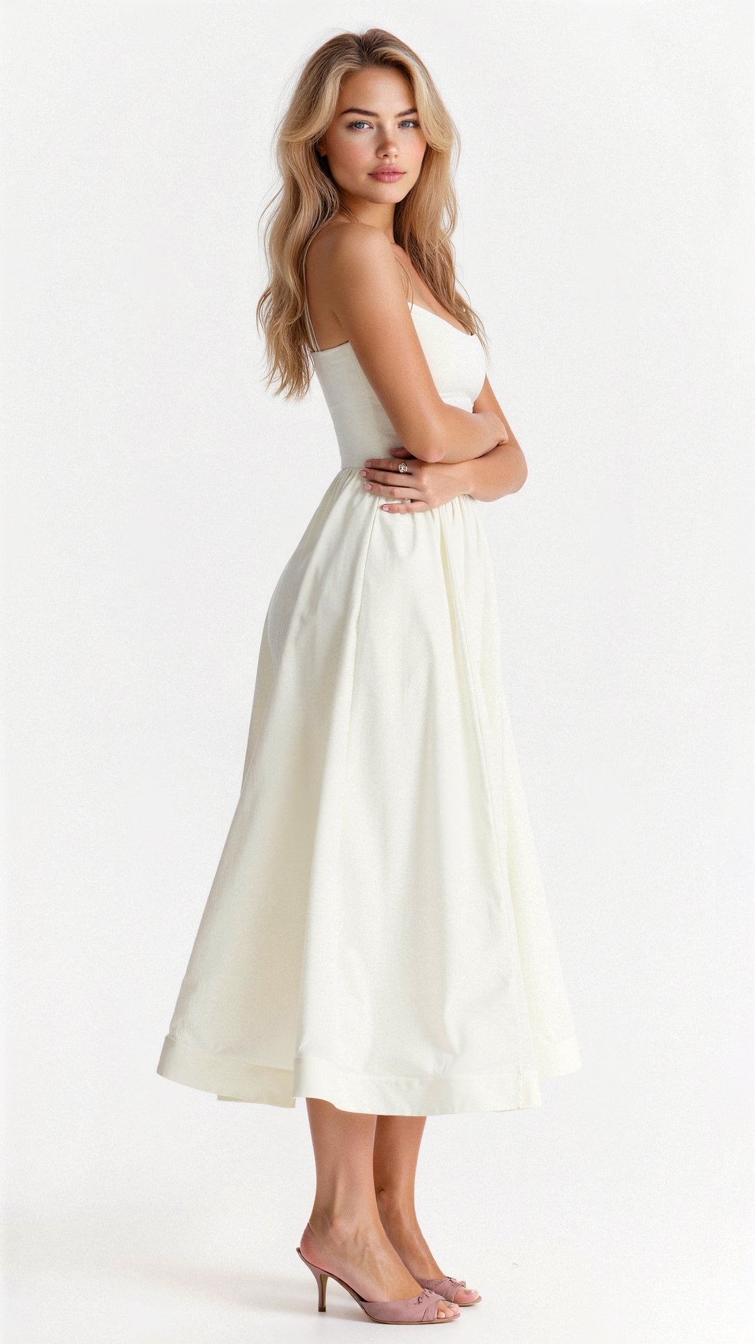 Georgia | Women's Classic Spaghetti Strap A-line Dress