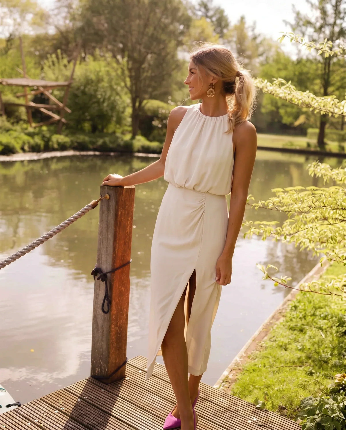 Veda | Women's Elegant Sleeveless Summer Dress