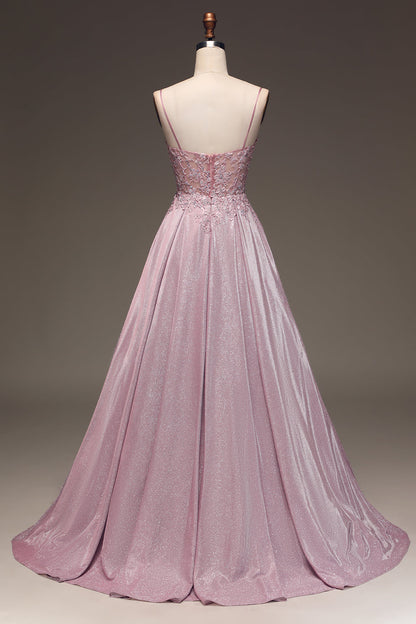 Lily | Women's Elegant Maxi Wedding Guest Dress with Spaghetti Straps