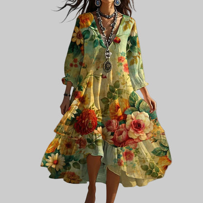 Aurelia | Women's Summer Floral Midi Dress