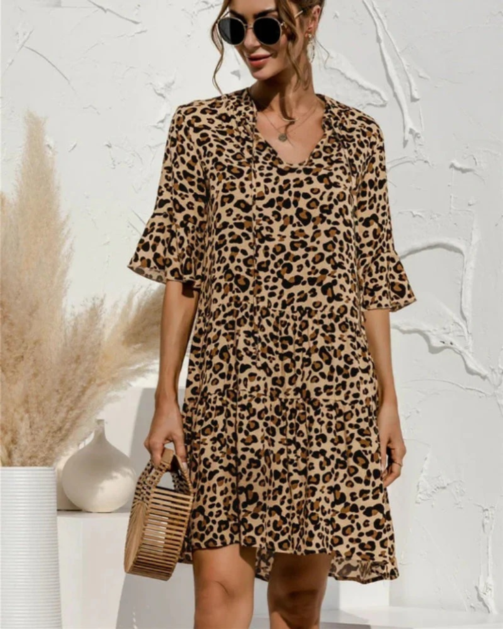 Irena | Women's Casual Puffed Sleeves Summer Dress