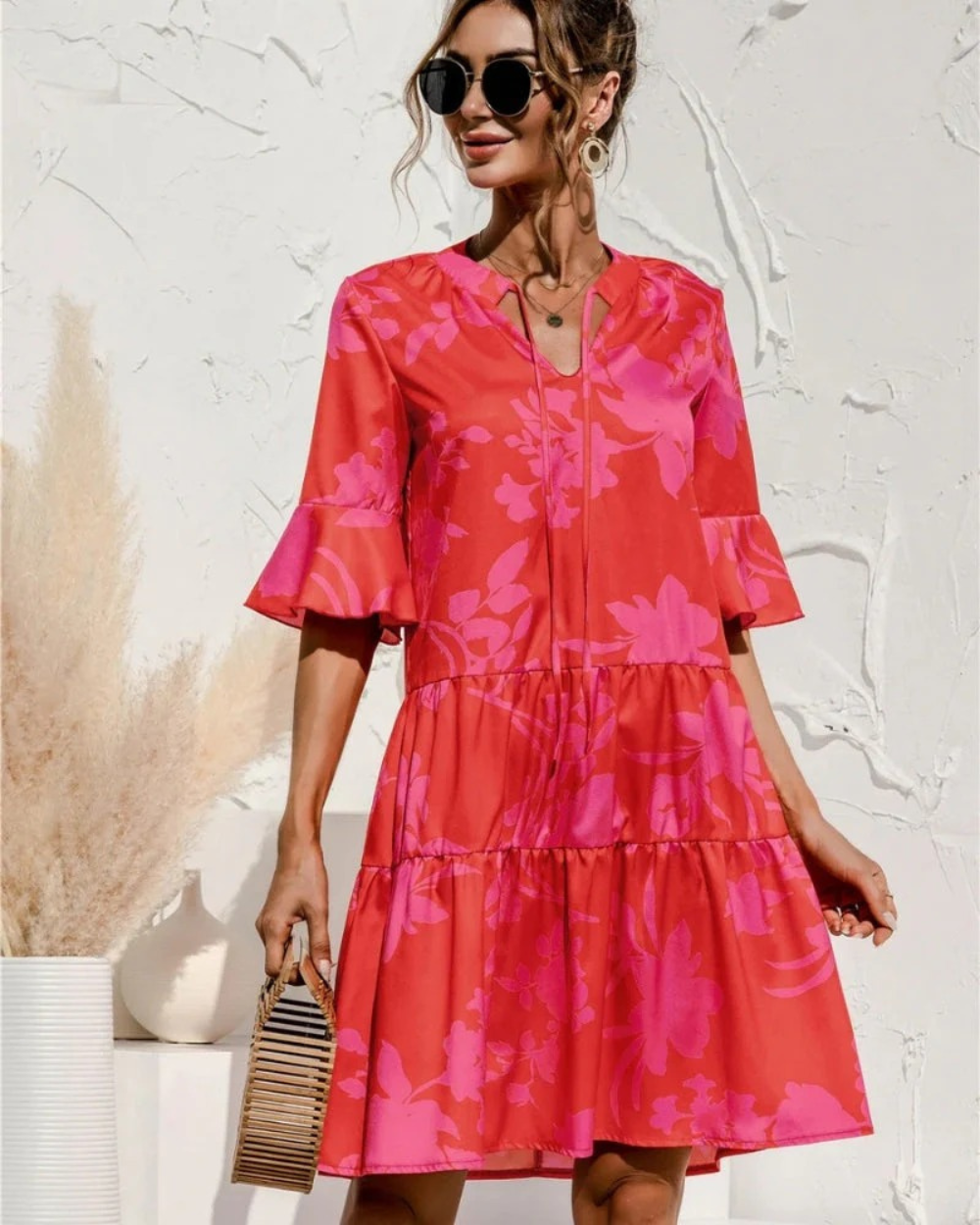 Irena | Women's Casual Puffed Sleeves Summer Dress
