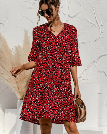 Irena | Women's Casual Puffed Sleeves Summer Dress